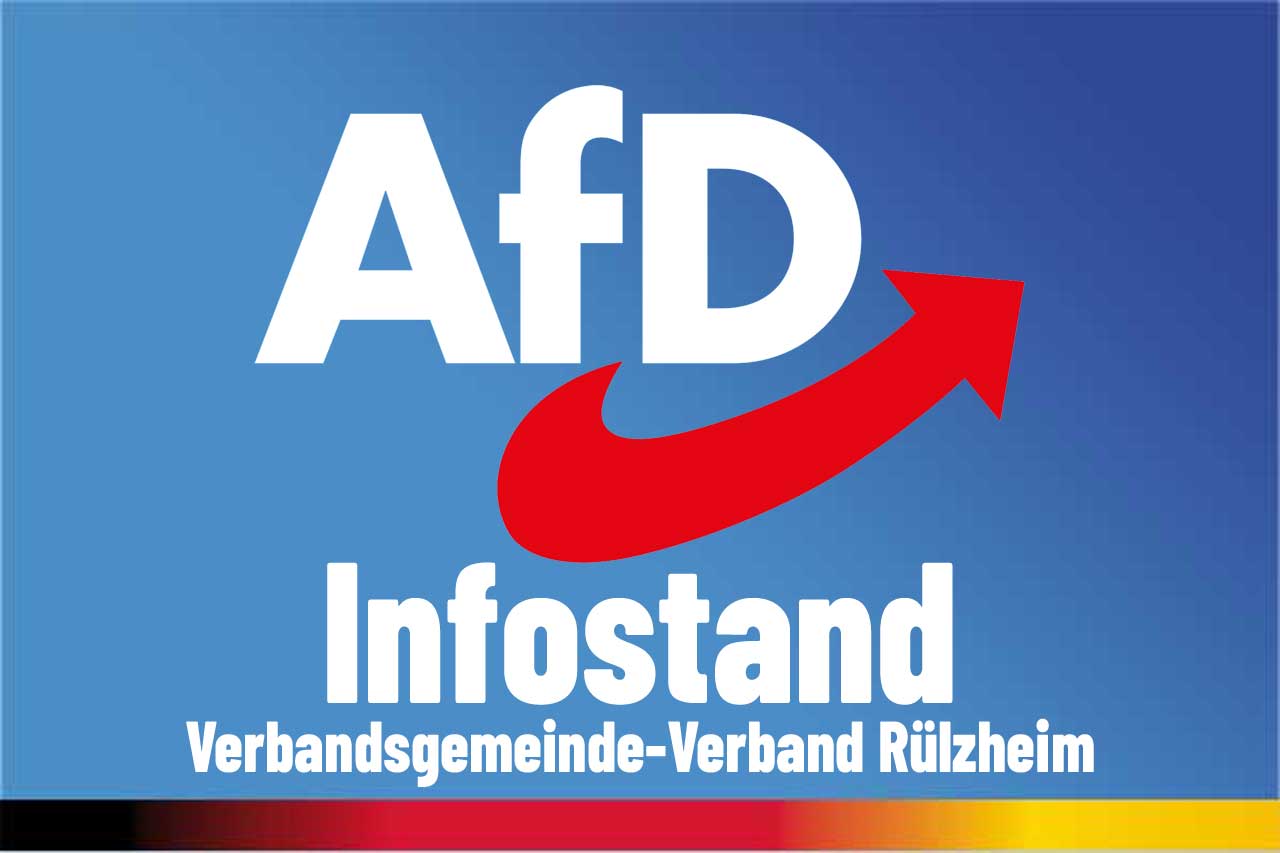 Infostand AfD-Verbandsgemeinde-Verband Rülzheim